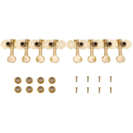 Mandoline Mechanieken Stemknoppen Chroom Metaal Stemmechanieken Knop Accessoires beige