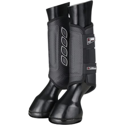 Lemieux - Beenbeschermers - Carbon Air XC Hind - Zwart - Medium