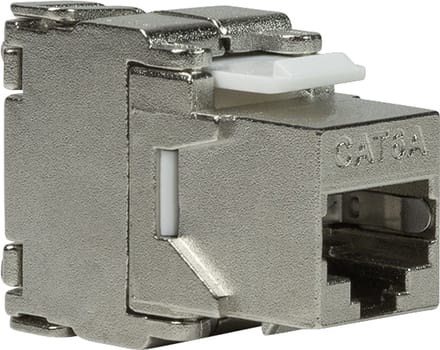 LogiLink Cat.6A Keystone Jack STP AWG 22-24 toolless 17.2 mm Breedte