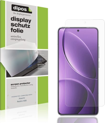 dipos – 4x Matte Beschermfolie geschikt voor Xiaomi Redmi K80 | Krasbestendige & antireflecterende Screenprotector Ultra-Thin