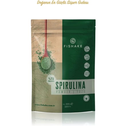 FiShake Organic Spirulina Powder / Premium Powder 100 g 1 PRC