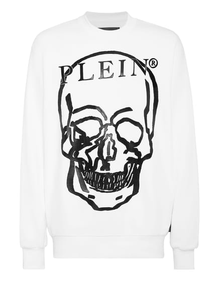Sweatshirt Skull And Plein