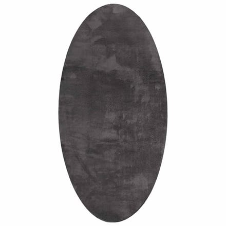 vidaXL - Tapijt - HUARTE - Antraciet - 100 - x - 200 - cm - 100% - Polyester