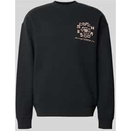 relaxed fit pullover met logoprint