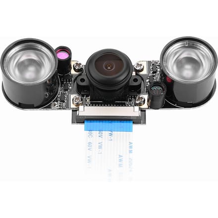 Cameramodule voor Raspberry Pi 32B Groothoek Fisheye Lens met Invullicht