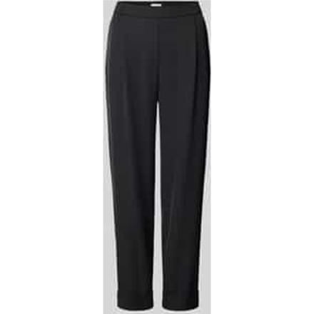 Slim fit pantalon met bandplooien