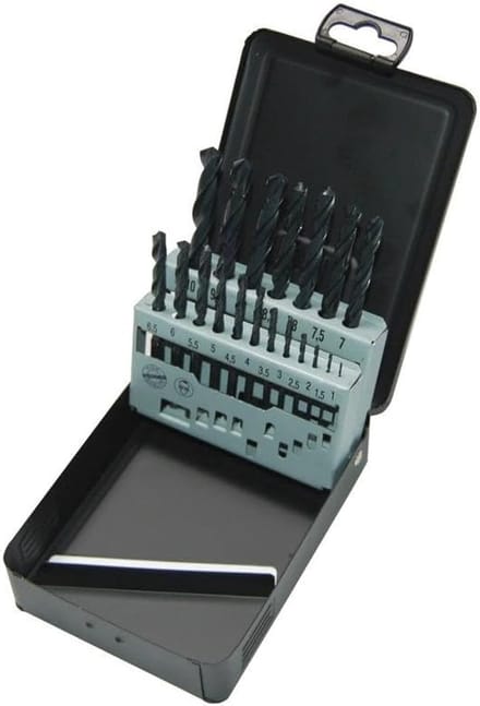 HSS-R Borenset 19 Delig - Hoge Kwaliteit Metaalboren Set
