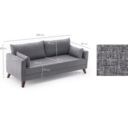 3-zitsbank Rick | Atelier Del Sofa