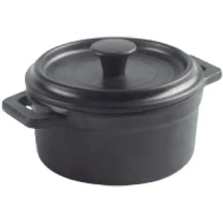 Melamine minisauspan met deksel Lacor D.10 cm