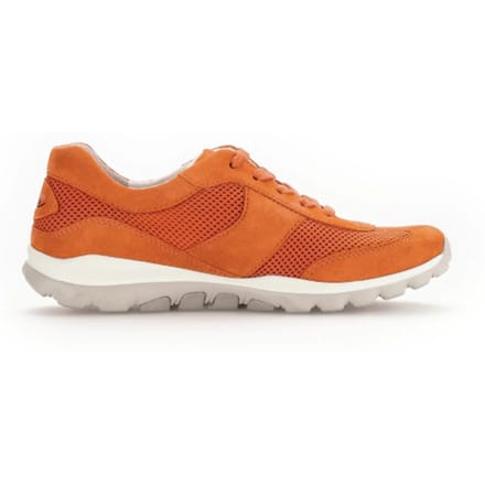 Gabor rollingsoft sensitive 66.966.32 - dames rollende wandelsneaker - Oranje - maat 35.5 (EU) 3 (UK)