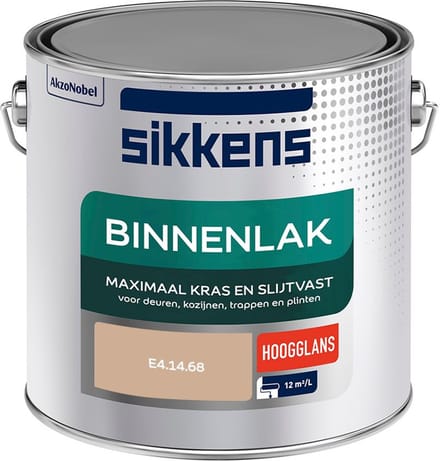 Sikkens - Binnenlak Hoogglans - E4.14.68 - Mengverf - 2,5 L