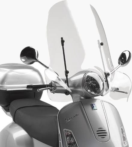 Vespa LX Hoog Windscherm inclusief bevestigingsset