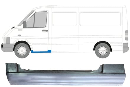 Reparatie dorpel voorste deuren voor Volkswagen LT 1996-2005 / Links