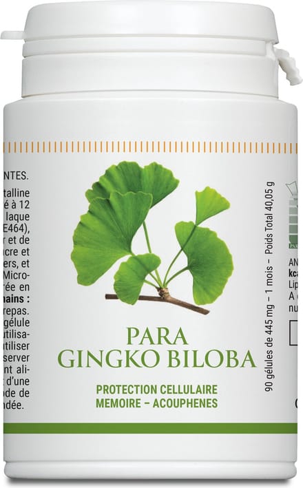 Para Ginkgo Biloba Gel 90 Capsules