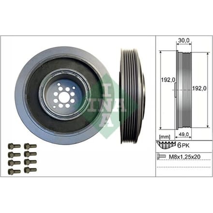 Schaeffler Ina Riemschijvenset, krukas INA 544 0102 20