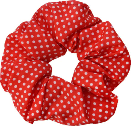Scrunchie Haarelastiek Stippen Rood