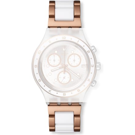 Swatch Mixed Materials - Diaphane - SVA/SVB/SVC/SVD ASVCK4080AG SVCK4080AG Hat Trick Horlogeband