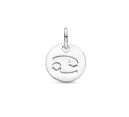Zilver Gerhodineerde Hanger sterrenbeeld kreeft 1333697