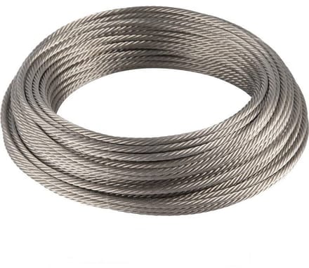 Staalkabel, Staaldraad, 3mm x 15 meter