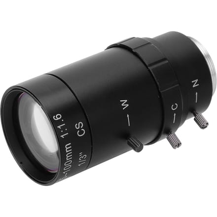 1.3MP Zoom CCTV Lens CS Mount Handmatige Apertuur 5?100mm Aluminiumlegering voor Beveiligingscamera gray