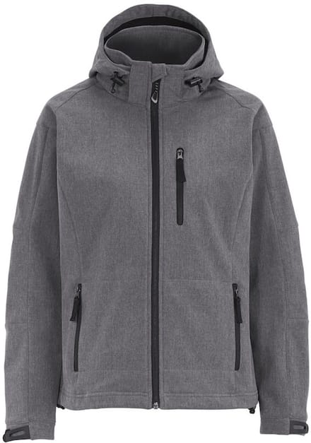 D.A.D SOFTSHELL TULSA LADY 150863 - Grijs Mêlee - S