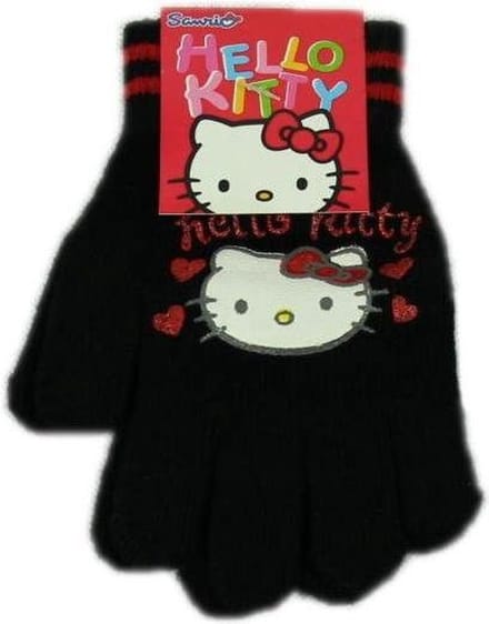 Hello Kitty kinder handschoenen zwart