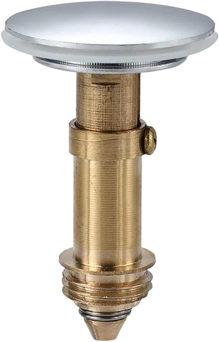 Gootsteenstop - Afvoerstop Badkamer - Water Dicht Maken - Messing Drukknop - 36 mm - Messing