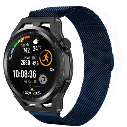 Huawei Watch GT Runner Milanese band (blauw)