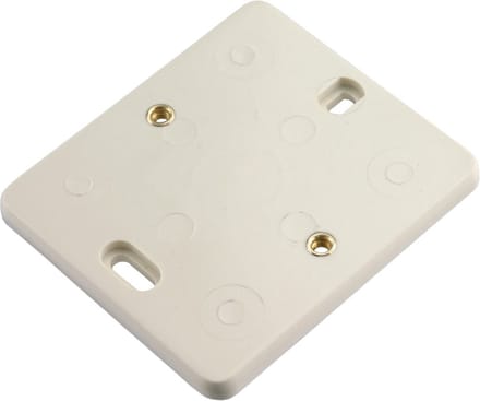 Q-Link Montageplaat Perilex voor wandcontactdoos crÃ¨me