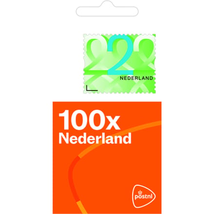 Postzegel Nederland Waarde 2 zelfklevend rol à 100 stuks