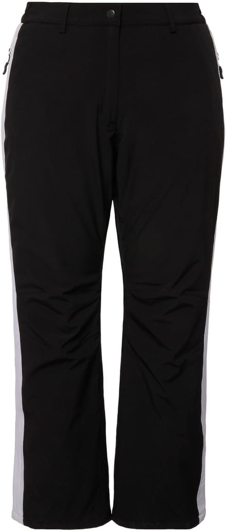 Ulla Popken - Dames - Functionele thermobroek waterdicht gerecycled - Zwart - Maat 44