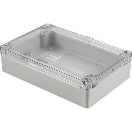 Hammond Electronics 1554HL2GYCL Universele behuizing 180 x 120 x 45 Polycarbonaat Grijs 1 stuk(s)