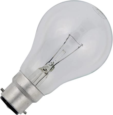 Schiefer Ba22d Gloeilamp | 25W 2700K 220lm 48V | Dimbaar