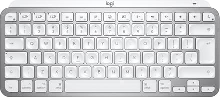 Logitech MX Keys Mini For Mac Wireless Keyboard - Pale Grey - US - Toetsenbord - Engels (US international) - Grijs