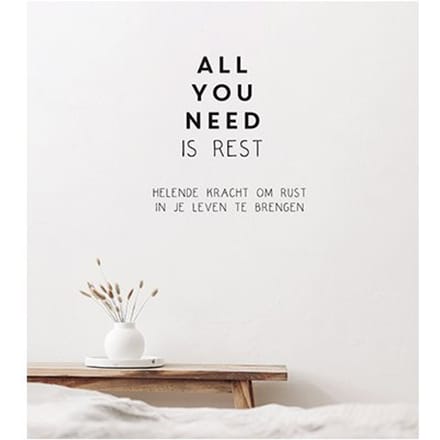All You Need Is Rest