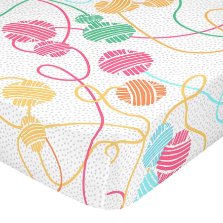 Kinderhoeslaken Cat & Mouse | Moshi Moshi