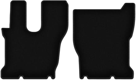 Wielganizator WLG-BASIC - Auto Veloursmatten - Zwart - Geschikt voor Volvo FM I