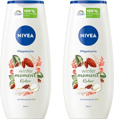 NIVEA Douchecrème - Wintermoment Cacao - 2 x 250 ml