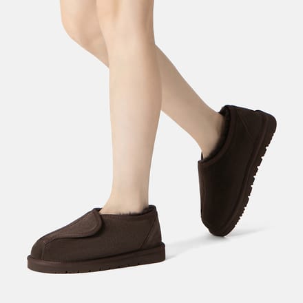 EVER AU Australië Dames Swiftlet Verstelbare Schapenvacht Slippers
