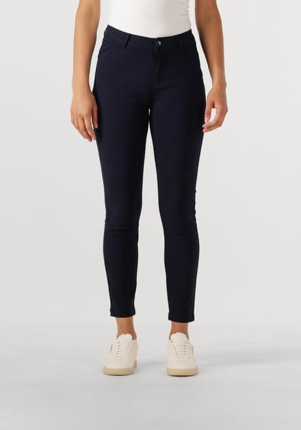 Minus Carma Pants 7/8 Broeken Dames - Donkerblauw - Maat 36