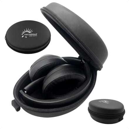 Techidna® - Koptelefoon hoes hardcase - Compacte travel case - Waterbestendig