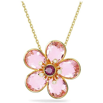 Swarovski Florere Bloem Elegante Ketting Damesketting Roze 5657875 Box (Random Color) white
