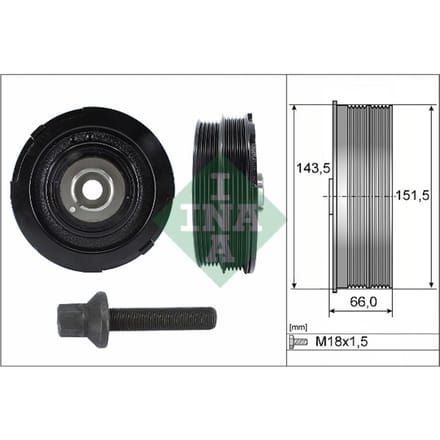 Schaeffler Ina Riemschijvenset, krukas INA 544 0069 20