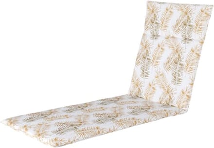 Madison - Tuinkussen - Loungekussen - 190 x 60 cm - Flora Yellow - Ligbedkussen - Geel