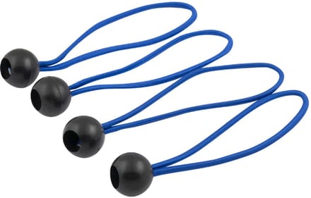 Elastische zeildoek koorden - set 4 stuks