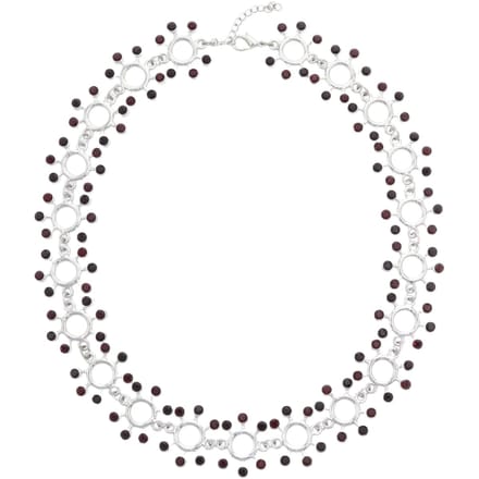Behave – statement ketting – rood – kristal – chique – nikkelvrij - avondlook