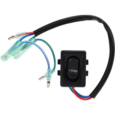 Interrupteur d'inclinaison de trim 87 8M0042301 Remplacement de style interrupteur à bascule pour capot de capot Mariner black