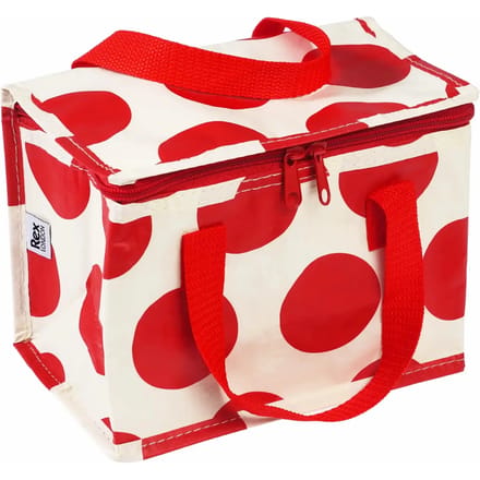 Rex London Spotlight - Koeltasje/ Lunchtasje - Red on White