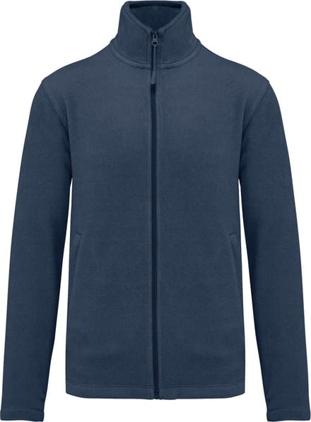 Kariban Microfleece met rits heren K911 - Deep Blue - M