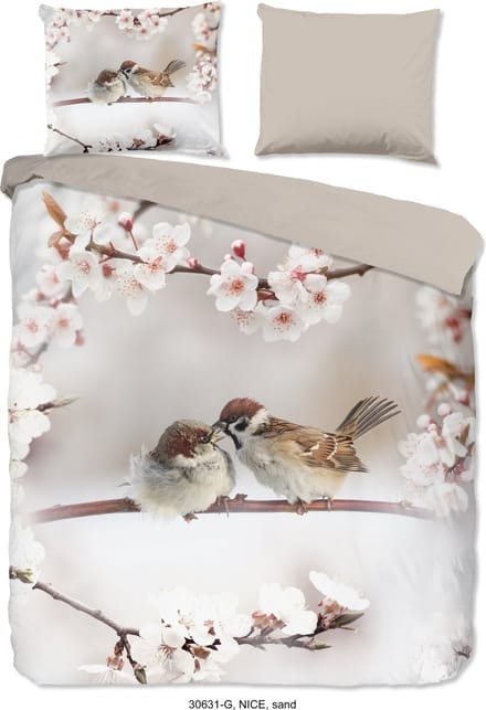 Good Morning Dekbedovertrek "vogels" - Multi - (200x200/220 cm) - Katoen